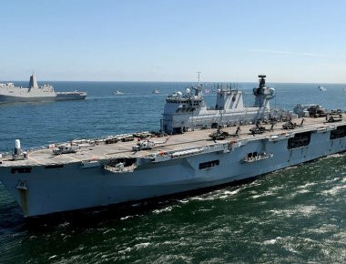 Οι Τούρκοι έφεραν βρετανικό ελικοπτεροφόρο μετά την ελληνική άσκηση με τα Mistral